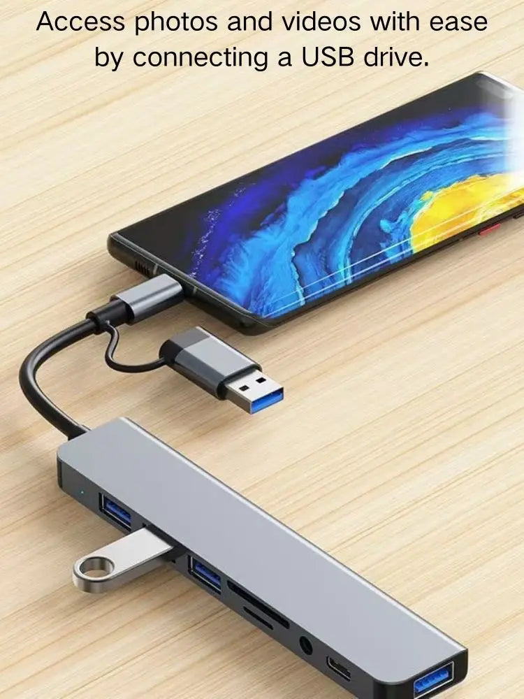 8-in-2 USB-C Hub