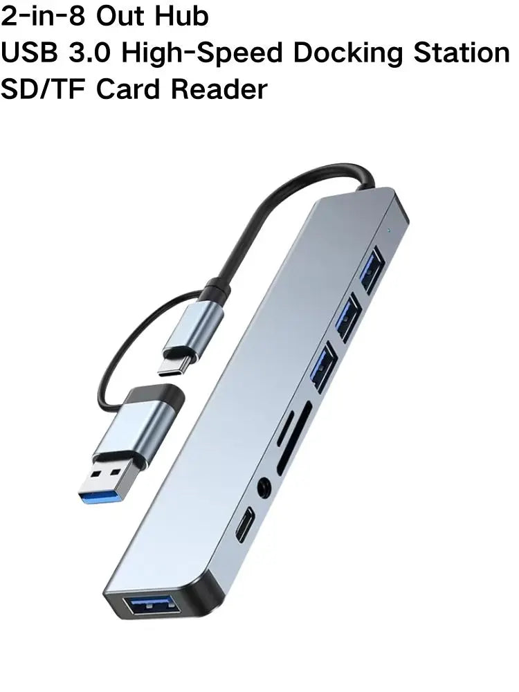 8-in-2 USB-C Hub