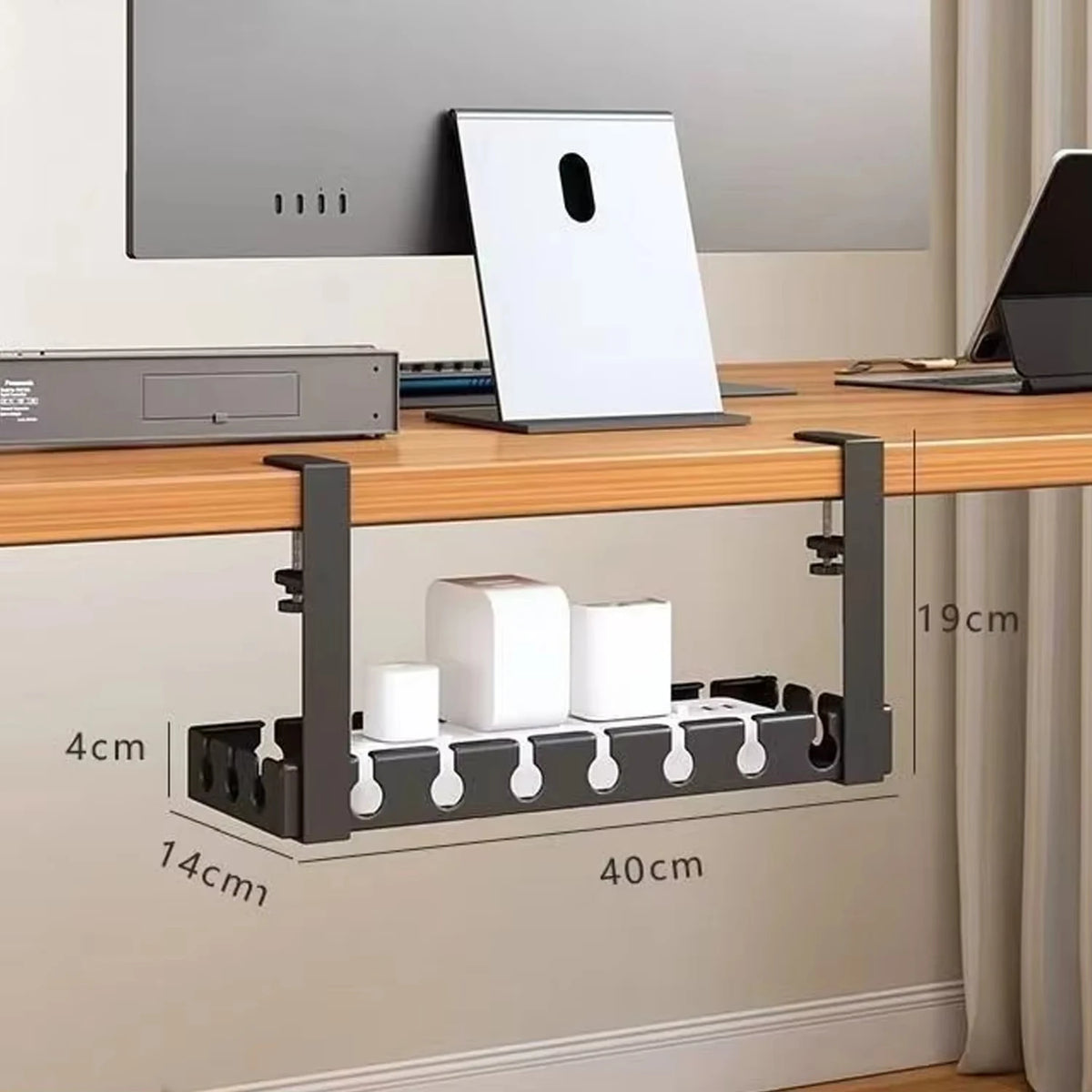 Under-Desk Cable Storage