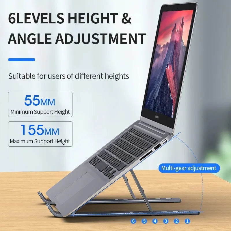 Foldable Aluminium Laptop Stand