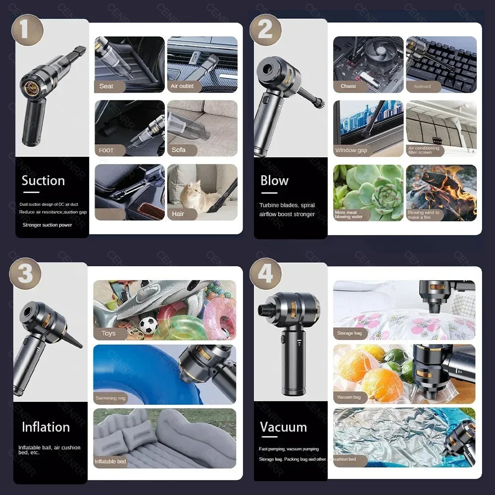 Portable Handheld Car Vacuum